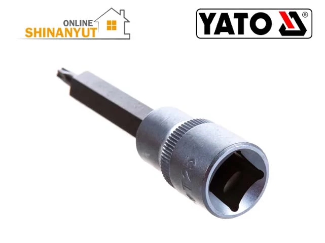 TORX գլխիկով խրոցակ, торцевой ключ TORX,TORX Bit Socket, T25 խրոցակ, головка T25,T25 Socket, 1/2 շարժիչով T25,привод 1/2 T25,1/2 Drive T25,100 մմ գլխիկով խրոցակ, торцевой ключ 100 мм, 100 mm Bit Socket,   CrV խրոցակ,головка CrV,CrV Socket,S2 պողպատե գլխիկ, бита из стали S2, S2 Steel Bit, պրոֆեսիոնալ ձեռքի գործիք,профессиональный ручной инструмент,Professional Hand Tool