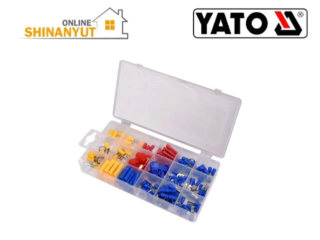 YATO YT-06891, մալուխի վերջույթային գլխիկներ, լարի ծայրակալներ, էլեկտրական միակցիչներ, կլեմայի գլխիկներ, լարերի միակցիչներ, կաբելային ծայրակալներ, էլեկտրիկի հավաքածու, YATO միակցիչներ, 160 հատ միակցիչ, մալուխի կլեմաներ, կրիմպային միակցիչներ YATO YT-06891, кабельные наконечники, наконечники для проводов, электрические соединители, клеммы для проводов, набор клемм 160 шт, соединители для проводов, обжимные наконечники, YATO клеммы, автомобильные электрические соединители YATO YT-06891, cable terminals, wire terminals, electrical connectors, wire connectors, cable terminal set, 160 piece terminal set, crimp connectors, insulated terminals, YATO electrical connectors, automotive electrical connectors