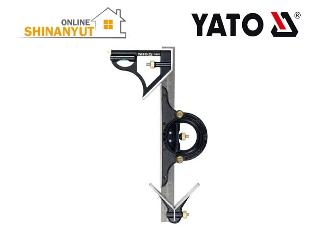 Քանոն անկյուն բազմաֆունկցիոնալ 300մմ YATO YT-70772