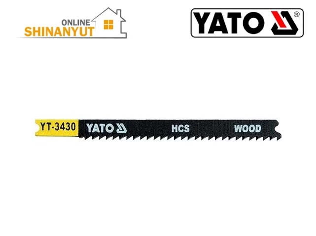 YATO YT-3430, փայտի համար նախատեսված ոլորահատ սղոցի շեղբ  пильный диск для лобзика по дереву  wood jigsaw blade   , U-աձև ոլորահատ սղոց  образный хвостовик  shank blade   , HCS 65Mn, փայտի համար նախատեսված ոլորահատ սղոցի շեղբ  пильный диск для лобзика по дереву  jigsaw blade for wood   , YATO շեղբ  диск  blade   , փայտամշակման շեղբ пильное полотно для деревообработки woodworking blade
