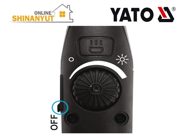 Լապտեր լիցքավորմամբ 3.7v-600Lm YATO YT-08519