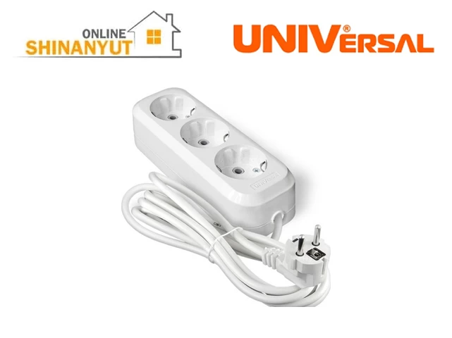 Երկարացման լար UNIVersal 3տեղ 5մ 9631978 հողանցումով