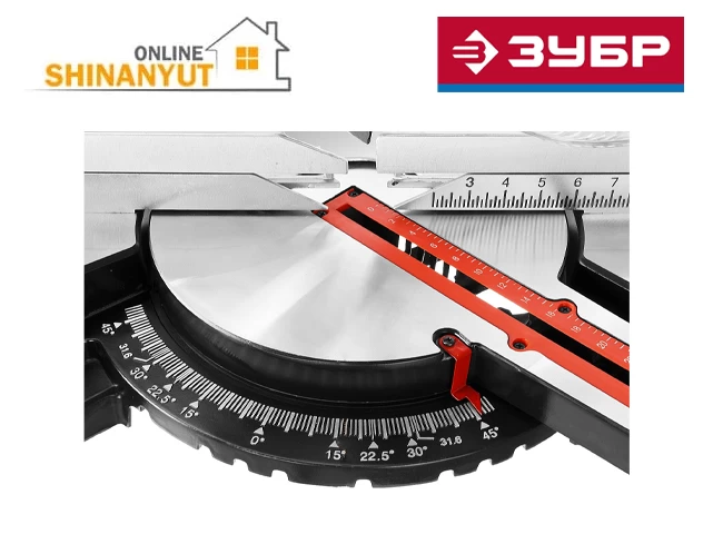 Սղոց էլեկտրական ալյումին և լամինատ ZUBR ZPT-255-1800PLR