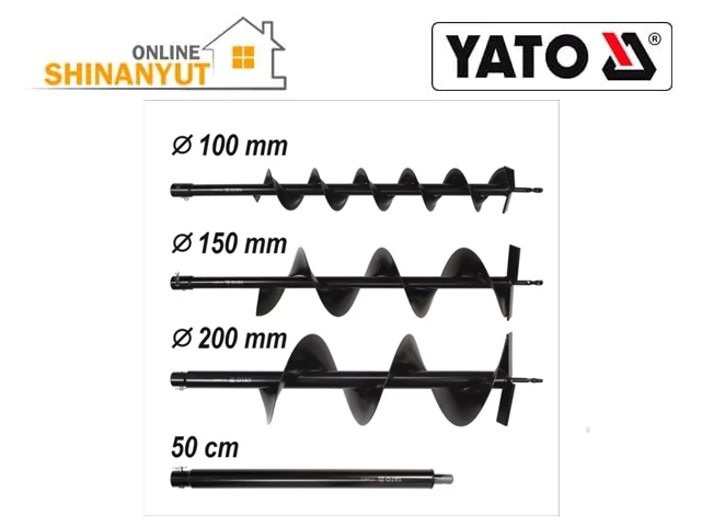 Մոտոբուռ բենզինով հողի համար + 3հ շնեկ 1.4ԿՎ YATO YT-84660
