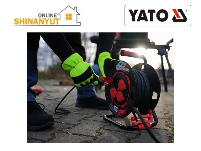 Երկարացման լար բաբինով 3*1,5մմ-30մ YATO YT-81053