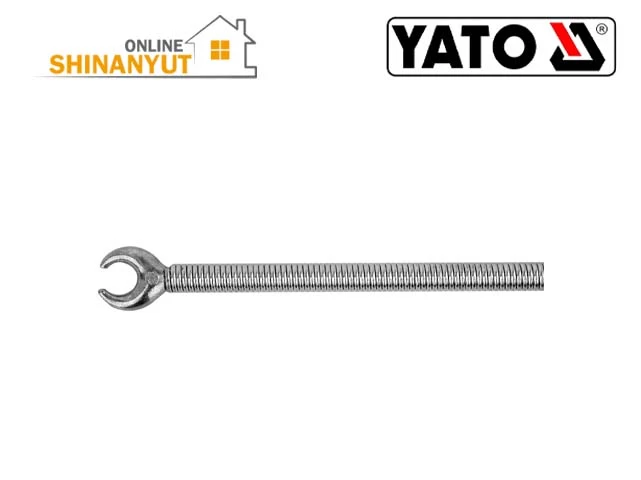 YATO YT-25004, սանտեխնիկական տռոս, կոյուղու մաքրման տռոս, խողովակների մաքրման գործիք, կոյուղու խցանումների մաքրում, տռոս 9 մմ, տռոս 5 մետր, սանտեխնիկական գործիքներ YATO YT-25004, сантехнический трос, трос для прочистки канализации, трос для труб, трос от засоров, канализационный трос 5 м, сантехнический инструмент, трос 9 мм YATO YT-25004, plumbing snake, drain cleaning snake, sewer cleaning cable, pipe unclogging tool, 5 m plumbing snake, 9 mm drain snake, plumbing tools, mechanical drain cleaner