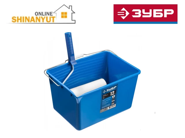 Ներկի դույլ  քառակ 12լ ZUBR 0609-12 z02