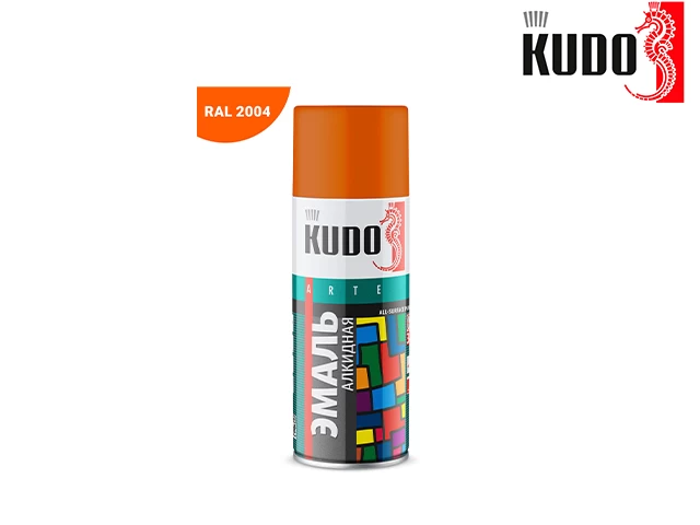 Փչովի էմալ ալկիդային գազարագույն KUDO KU-1019