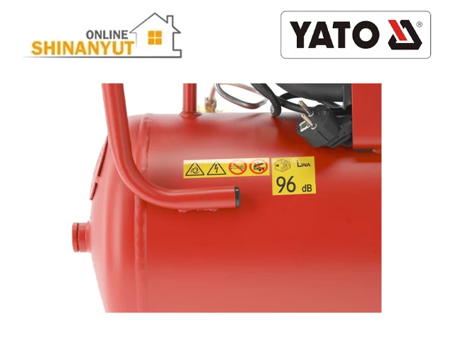 Օդի ճնշակ 24լ 200լ/ր-8բար-23կգ YATO YT-23300