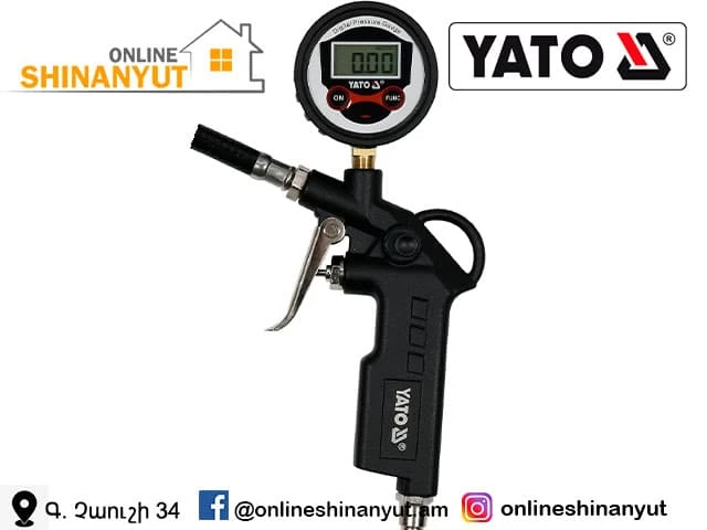 Օդի չափման ցուցիչ թվային էկրանով, YATO YT-23702
