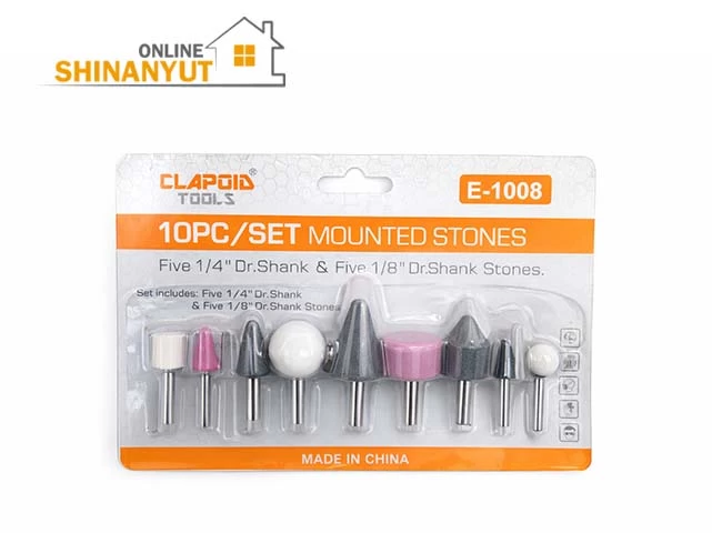 Բոռի գլխադիր հավաքածու E-1008 3մմ-6մմ 10կտ Z28-259