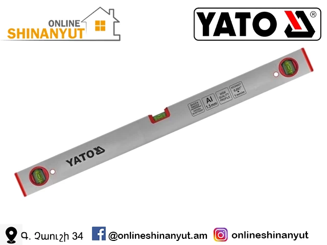 Հարթաչափ 80սմ-3աչք YATO YT-3003