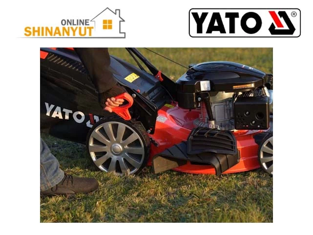 YATO YT-85532, բենզինային խոտհնձիչ бензиновая газонокосилка petrol lawn mower, ինքնագնաց խոտհնձիչ самоходная газонокосилка self propelled lawn mower, LONCIN շարժիչային խոտհնձիչ газонокосилка с двигателем engine mower, 196 խորանարդ սանտիմետրանոց խոտհնձիչ газонокосилка куб. см cc lawn mower, 530 մմ խոտհնձիչ косилка mower, ցանքածածկ խոտհնձիչ мульчирующая газонокосилка mulching lawn mower, այգեգործական մեքենաներ садовая техника garden machinery, խոտհարքի խնամքի սարքավորումներ оборудование для ухода за газоном lawn care equipment