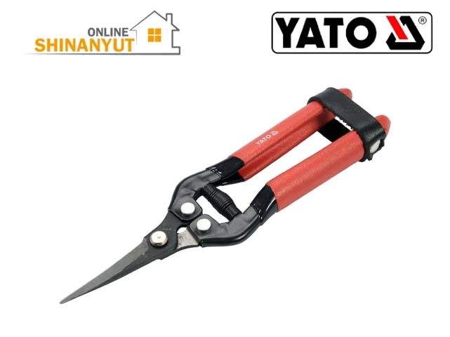 YATO կտրող մկրատ секатор pruning scissors, ծաղիկների մկրատ ножницы для цветов flower scissors, plant pruner, բույսերի կտրող садовый секатор garden shears, YT-8817, այգու մկրատ садовые ножницы, SK5 շեղբով կտրող секатор с лезвием blade pruner, կտրող գործիք инструмент для обрезки pruning tool, այգու մկրատ садовые ножницы garden scissors, ծաղիկների կտրող ножница для цветов flower cutter