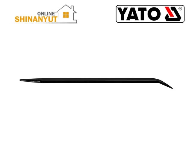 YATO լծակ,Лом YATO,YATO crowbar,սև լծակ 600 մմ,черный лом 600 мм,black crowbar 600 mm,կռած լծակ,кованый лом, forged pry bar,կարծրացված լծակ,закаленный лом,hardened crowbar, քանդման գործիք,инструмент для демонтажа,demolition tool, շինարարական լծակ,строительный лом,construction pry bar,YATO Հայաստան,YATO Армения, YATO Armenia, ծանր բեռնատար լծակ,сверхпрочный лом,heavy duty crowbar