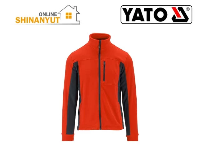 YATO YT-79205, բրդյա բաճկոն  флисовая куртка  fleece jacket   , աշխատանքային բրդյա  рабочая флисовая куртка  work fleece   , աշխատանքային բաճկոն  рабочая куртка  workwear jacket   , պոլիեսթերային բրդյա  полиэстеровый флис  polyester fleece   , տաք աշխատանքային բաճկոն  теплая рабочая куртка  warm work jacket   ,  YATO բրդյա  флис  fleece    , պրոֆեսիոնալ աշխատանքային հագուստ  профессиональная рабочая одежда  professional work clothing