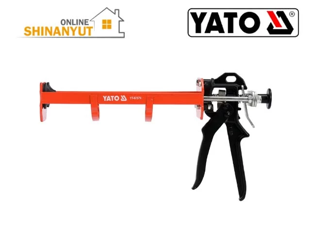 YATO YT-67574, սոսինձի ատրճանակ пистолет для герметика glue gun, հերմետիկի ատրճանակ пистолет для клея sealant gun, խեժի սեղմիչ пистолет для смолы resin press