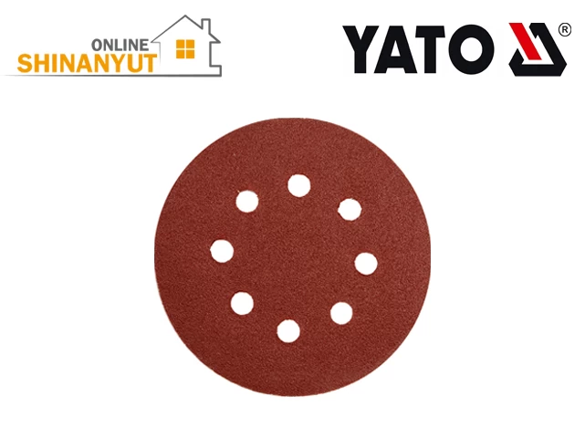 Հղկաթուղթ կլոր 8 անցք N180 YATO YT-83457