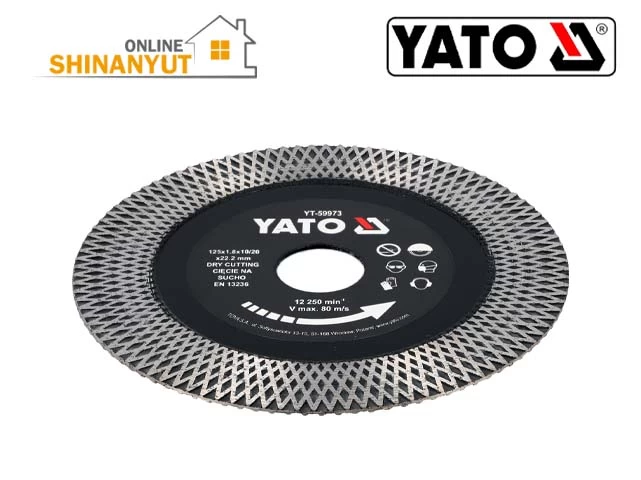 Ալմաստե սկավառակ 125x1.8x22մմ YATO YT-59973