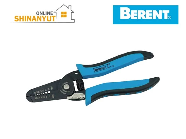 BERENT BT1151, մետաղալարերի հեռացնող  инструмент для зачистки проводов  wire stripper   , մալուխների հեռացնող  инструмент для зачистки кабеля  cable stripper   , մեկուսացման հեռացնող  инструмент для зачистки изоляции  insulation stripper, 7" մետաղալարերի հեռացնող  инструмент для зачистки проводов длиной  wire stripper, էլեկտրիկի գործիք  инструмент электрика  electrician tool, պղնձե մետաղալարերի հեռացնող  инструмент для зачистки медных проводов  copper wire stripper, BERENT գործիքներ  инструменты  tools
