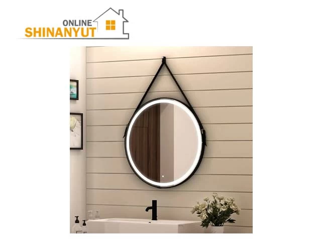 լեդ հայելի սենսորային 60x60 sensor led mirror bathroom сенсорное зеркало с лед подсветкой illuminated mirror bathroom led mirror հայելի լուսավորությամբ modern mirror
