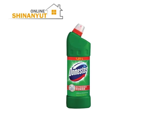 Domestos Ձմեռային Թարմություն Зимняя свежесть Winter Freshness, ախտահանիչ գել  дезинфицирующий гель  disinfectant gel   , զուգարանակոնքի մաքրող միջոց  средство для чистки туалета  toilet cleaner  , լոգարանի մաքրող միջոց  средство для чистки туалета  bathroom cleaner   , խիտ սպիտակեցնող միջոց   густой отбеливатель  thick bleach  , կրաքարի հեռացնող միջոց,  средство для удаления известкового налета   limescale remover   1250 մլ, կենցաղային մաքրող միջոց  бытовое чистящее средство  household cleaner