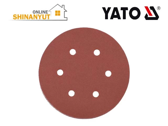 Հղկաթուղթ կլոր 6 անցք 150մմ Р100 Yato YT-834584