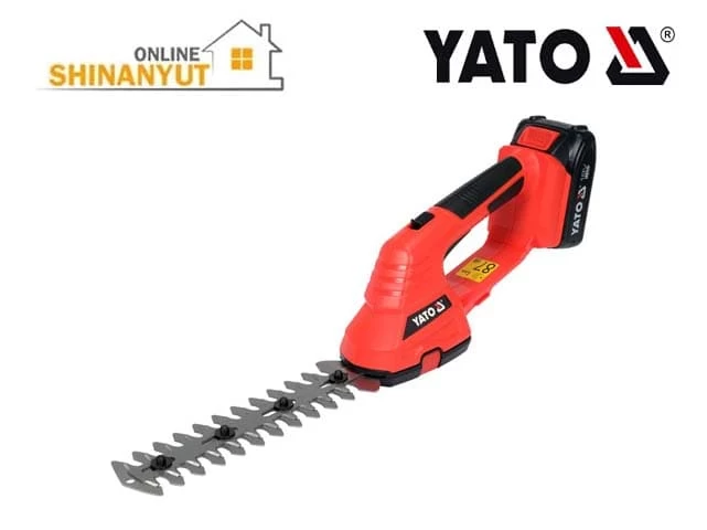 Թփի մկրատ երկու գլխիկով մարտկոցային 18Վ YATO YT-828355