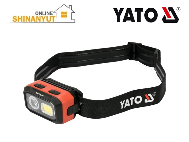Լապտեր ճակատի էլեմենտով և լիցքավորմամբ 500LM YATO YT-08593