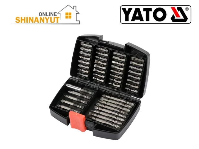 YATO YT-04620, պտուտակահանի գլխիկների հավաքածու набор бит для отвертки screwdriver bit set, 45 հատ գլխիկների հավաքածու набор из бит bit set, биты из стали S2 պողպատե գլխիկներ steel bits, վեցանկյուն գլխիկներ шестигранные биты hex bits, պրոֆեսիոնալ գլխիկների հավաքածու профессиональный набор бит professional bit set, YATO գործիքներ инструменты tools, ավտոմոբիլային գլխիկների հավաքածու автомобильный набор бит automotive bit set