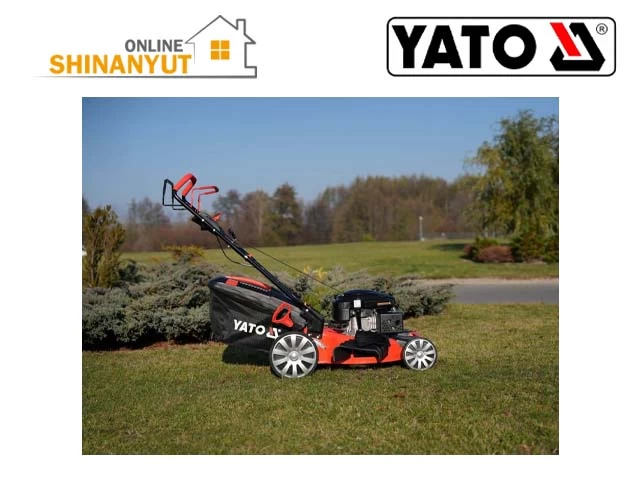 YATO YT-85532, բենզինային խոտհնձիչ бензиновая газонокосилка petrol lawn mower, ինքնագնաց խոտհնձիչ самоходная газонокосилка self propelled lawn mower, LONCIN շարժիչային խոտհնձիչ газонокосилка с двигателем engine mower, 196 խորանարդ սանտիմետրանոց խոտհնձիչ газонокосилка куб. см cc lawn mower, 530 մմ խոտհնձիչ косилка mower, ցանքածածկ խոտհնձիչ мульчирующая газонокосилка mulching lawn mower, այգեգործական մեքենաներ садовая техника garden machinery, խոտհարքի խնամքի սարքավորումներ оборудование для ухода за газоном lawn care equipment