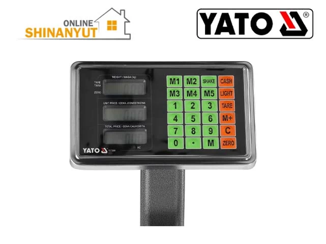 Էլեկտրոնային հարթակային ծալովի կշեռք 150կգ YATO YT-73280