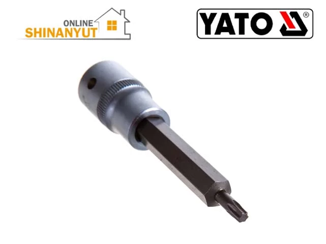 TORX գլխիկով խրոցակ, торцевой ключ TORX,TORX Bit Socket, T25 խրոցակ, головка T25,T25 Socket, 1/2 շարժիչով T25,привод 1/2 T25,1/2 Drive T25,100 մմ գլխիկով խրոցակ, торцевой ключ 100 мм, 100 mm Bit Socket,   CrV խրոցակ,головка CrV,CrV Socket,S2 պողպատե գլխիկ, бита из стали S2, S2 Steel Bit, պրոֆեսիոնալ ձեռքի գործիք,профессиональный ручной инструмент,Professional Hand Tool