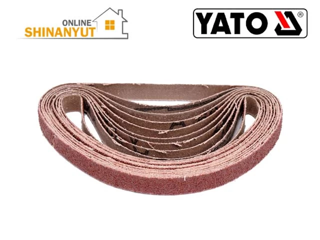 YATO YT-09748, հղկող ժապավեն  шлифовальная лента  sanding belt, 20x520, P80, ալյումինի օքսիդային հղկող ժապավեն  шлифовальная лента из оксида алюминия  aluminum oxide sanding belt, անվերջ հղկող ժապավեն  бесконечная шлифовальная лента  endless sanding belt, գոտիավոր հղկող ժապավեն  лента для ленточной шлифовальной машины  belt sander belt, մետաղի հղկող ժապավեն  шлифовальная лента для металла  metal sanding belt, փայտի հղկող ժապավեն  шлифовальная лента для дерева  wood sanding belt, YATO հղկող նյութեր  абразивы  abrasives, կտորե հիմքով հղկող ժապավեն шлифовальная лента на тканевой основе cloth backed sanding belt  , պնևմատիկ հղկող ժապավեն лента для пневматической шлифовальной машины pneumatic sander bel
