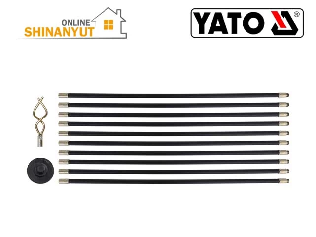 Կոյուղու մաքրման համար նախատեսված ձողեր 10x92սմ YATO YT-24980