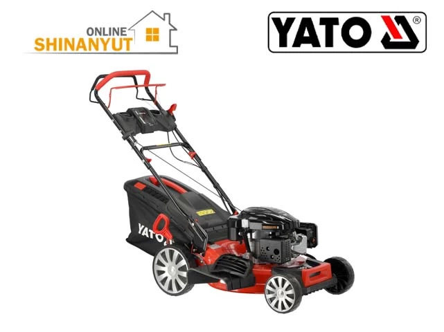 YATO YT-85532, բենզինային խոտհնձիչ бензиновая газонокосилка petrol lawn mower, ինքնագնաց խոտհնձիչ самоходная газонокосилка self propelled lawn mower, LONCIN շարժիչային խոտհնձիչ газонокосилка с двигателем engine mower, 196 խորանարդ սանտիմետրանոց խոտհնձիչ газонокосилка куб. см cc lawn mower, 530 մմ խոտհնձիչ косилка mower, ցանքածածկ խոտհնձիչ мульчирующая газонокосилка mulching lawn mower, այգեգործական մեքենաներ садовая техника garden machinery, խոտհարքի խնամքի սարքավորումներ оборудование для ухода за газоном lawn care equipment