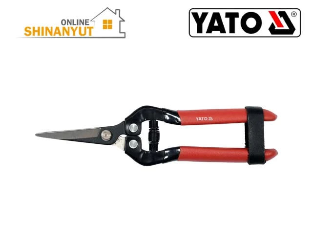 YATO կտրող մկրատ секатор pruning scissors, ծաղիկների մկրատ ножницы для цветов flower scissors, plant pruner, բույսերի կտրող садовый секатор garden shears, YT-8817, այգու մկրատ садовые ножницы, SK5 շեղբով կտրող секатор с лезвием blade pruner, կտրող գործիք инструмент для обрезки pruning tool, այգու մկրատ садовые ножницы garden scissors, ծաղիկների կտրող ножница для цветов flower cutter