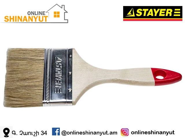 Խոզանակ ներկի տափակ N100 STAYER 0101-100