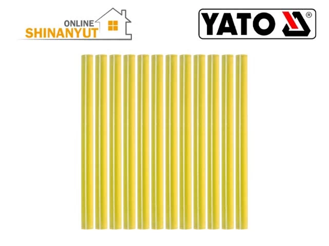YATO YT-82445, սոսնձի ձողիկ, տաք սոսինձ, դեղին սոսնձի ձողիկ, սոսնձի ձողիկ 7.2 մմ, սոսնձի ձողիկ 100 մմ, տաք սոսնձի ատրճանակ, YATO սոսինձ, տաք հալվող սոսինձ, սոսինձ փայտի համար, սոսինձ պլաստիկի համար YATO YT-82445, клеевые стержни, термоклей, термоклеевые стержни, жёлтый термоклей, клей 7,2 мм, клеевые стержни 7,2×100 мм, клей для клеевого пистолета, YATO клей, горячий клей, термоклей для дерева, термоклей для пластика YATO YT-82445, hot melt glue sticks, yellow glue sticks, hot glue, glue sticks 7.2 mm, glue sticks 7.2×100 mm, YATO hot glue, hot glue gun sticks, hot melt adhesive, glue for wood, glue for plastic, glue for fabric