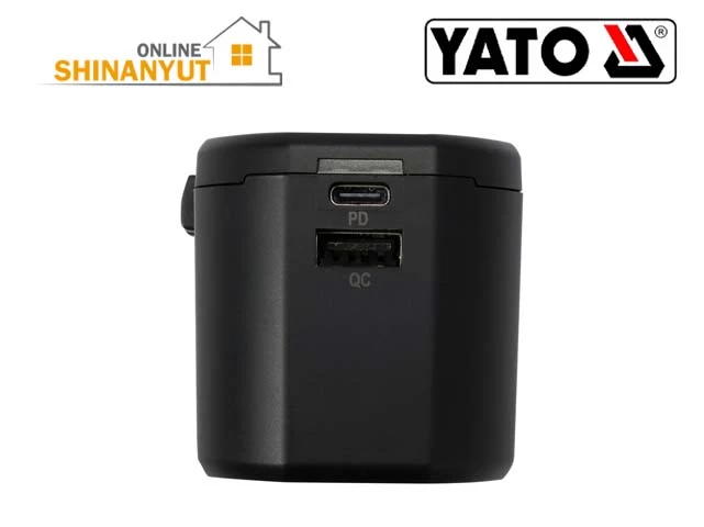 Ադապտր լիցքավորման համար USB-5v/3A ելքով 5A YATO YT-81300