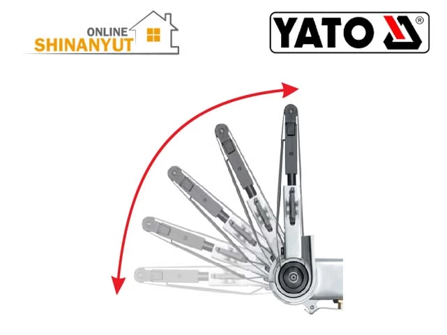 YATO YT-09742, պնևմատիկ ժապավենային հղկող մեքենա  пневматическая ленточная шлифовальная машина  pneumatic belt sander, 20x520 մմ հղկող ժապավեն  шлифовальная лента  sanding belt, օդային ժապավենային հղկող մեքենա  пневматическая ленточная шлифовальная машина  air belt sander, YATO հղկող մեքենա  шлифовальная машина  sander, մետաղի հղկում  шлифовка металла  metal sanding, փայտի հղկում  шлифовка дерева  wood sanding, պնևմատիկ հղկող մեքենա  пневматическая шлифовальная машина  pneumatic grinder, կարգավորվող գլխիկով հղկող մեքենա шлифовальная машина с регулируемой головкой adjustable head sander