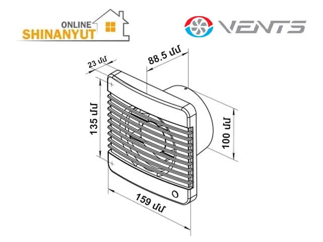 Օդափոխիչ VENTS 100M