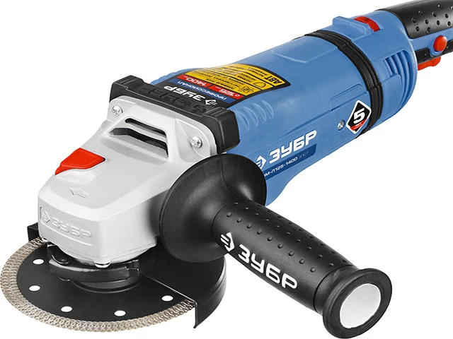 Անկյունային հղկող մեքենա 125/1400 ZUBR USHM-P125-1400 EPST