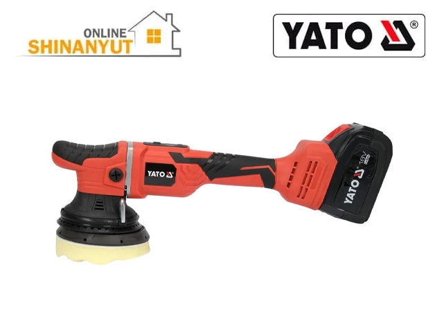 Հղկող մեքենա էքսցենտրիկ մարտկոցով 125մմ 18վտ YATO YT-82924