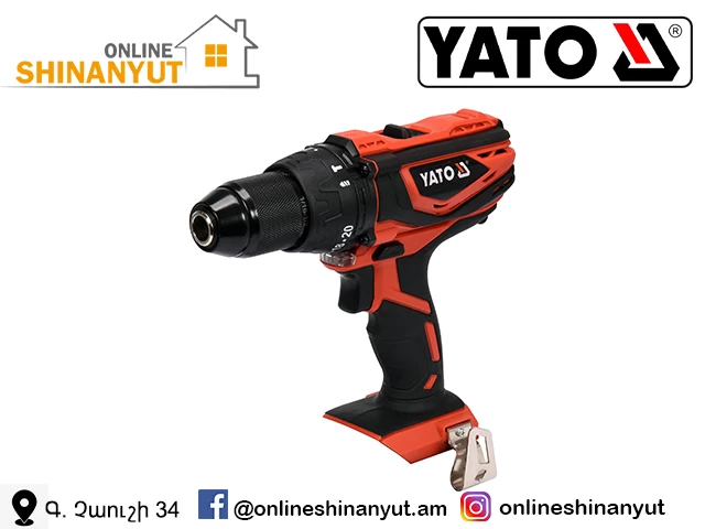 Պտուտակադարձիչ մարտկոցով հարվածային 18վ YATO YT-82787  /Մարտկոց ներառված ՉԷ /