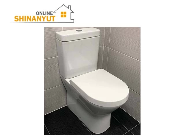 Jasee 840 1-073 սպիտակ մոնոբլոկ զուգարանակոնք դանդաղ փակվող կափարիչով լոգասենյակի համար унитаз белого цвета моноблочный с крышкой с плавным закрыванием для ванной комнаты white monobloc toilet with soft-close lid for the bathroom
