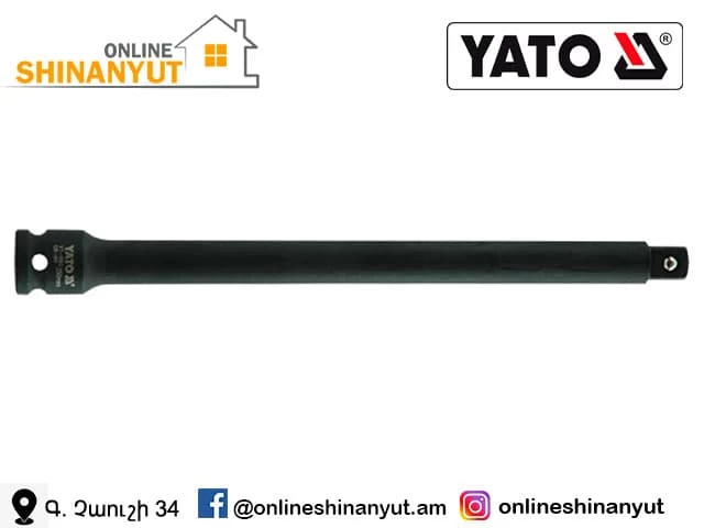 Գլխիկի երկարացման պոչ, 1/2, 250 մմ․,YATO YT-1062