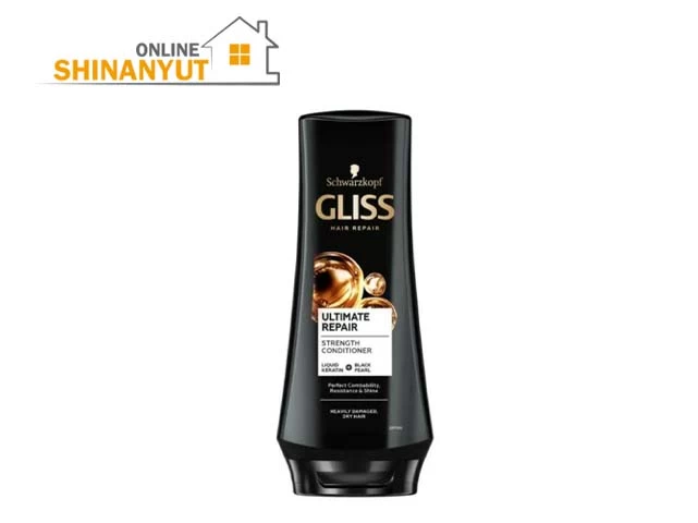 Gliss Kur, Gliss Kur Ultimate Repair, կոնդիցիոներ  кондиционер  conditioner   , վնասված մազերի կոնդիցիոներ  кондиционер для поврежденных волос  damaged hair conditioner   , Schwarzkopf, կերատինային կոնդիցիոներ  кератиновый кондиционер  keratin conditioner   , մազերի վերականգնում  восстановление волос  hair repair   , 200 մլ, մազերի խնամք  уход за волосами  hair care