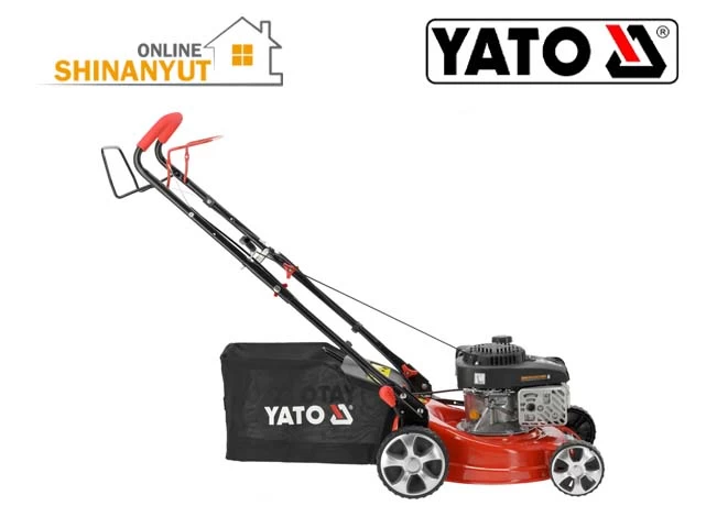 YATO YT-85521, բենզինային խոտհնձիչ бензиновая газонокосилка petrol lawn mower, ինքնագնաց խոտհնձիչ самоходная газонокосилка self propelled lawn mower, LONCIN շարժիչով խոտհնձիչ газонокосилка с двигателем engine mower,  YATO բենզինային խոտհնձիչ бензиновая газонокосилка gasoline lawn mower, այգեգործական սարքավորումներ садовое оборудование garden equipment, խոտի խնամքի մեքենա машина для ухода за газоном lawn care machine