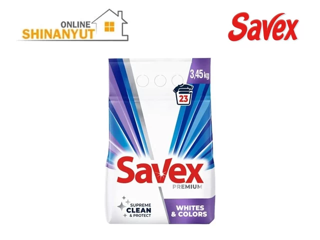 Լվացքի փոշի 3.450կգ Savex Premium Whites Colors